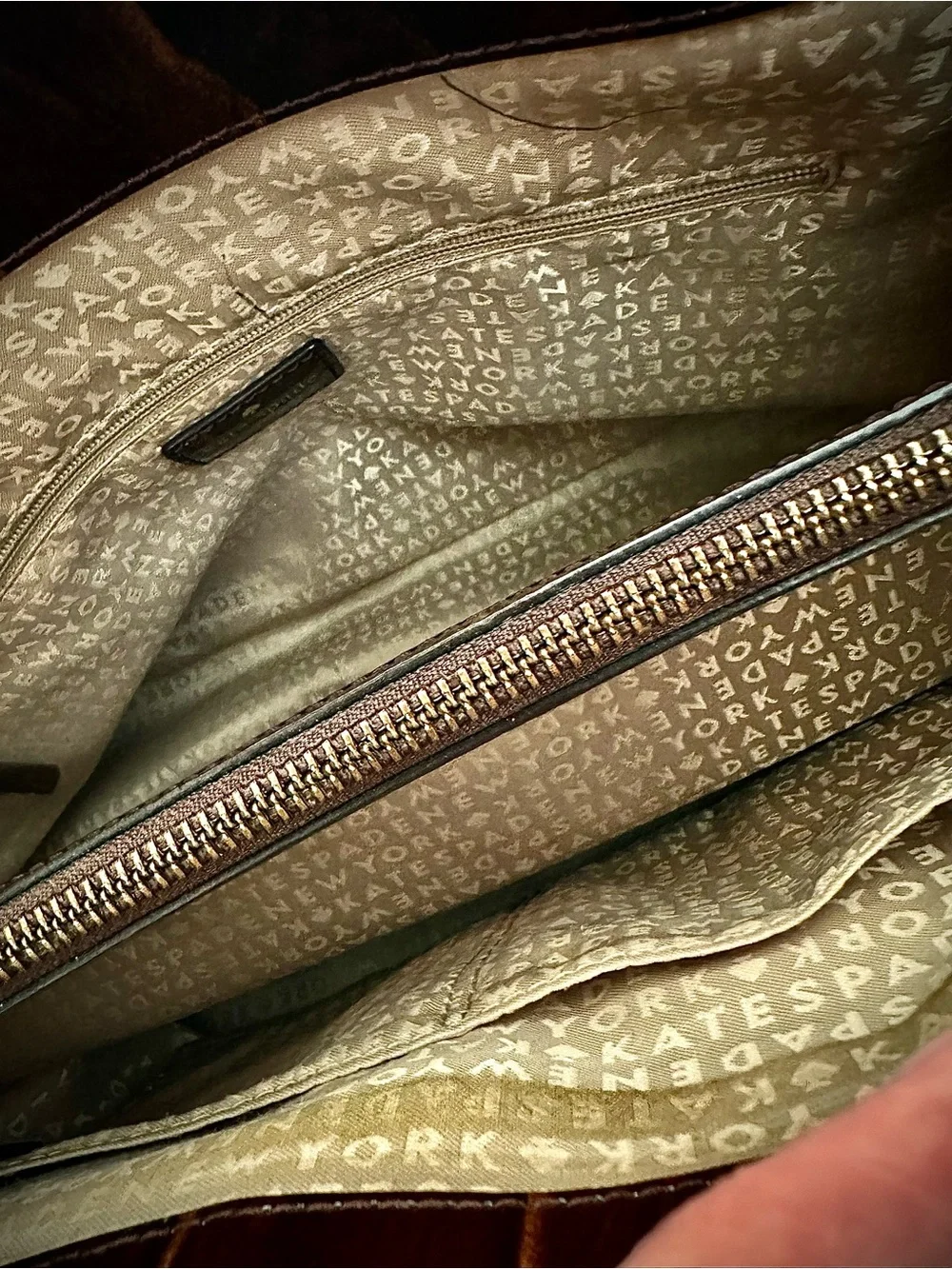 kate spade patent croc